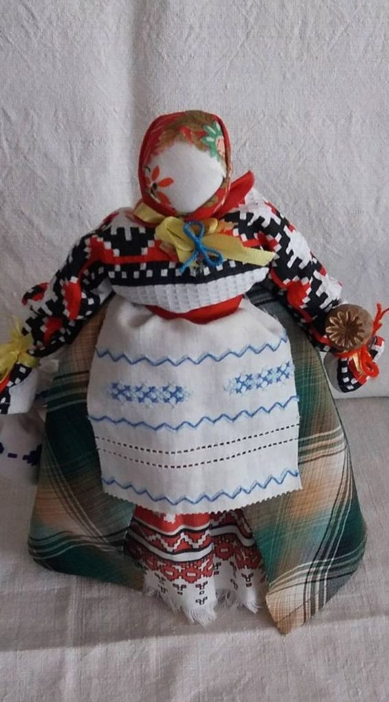 Ręcznie robiona szmaciana lalka
